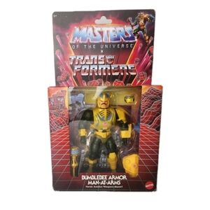 Mattel Masters Of The Universe x Transformers Bumblebee Armor Man-At-Arms